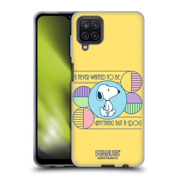 Head Case Designs Officially Licensed Peanuts Snoopy Deco Dreams Dog Soft Gel Case Compatible with Samsung Galaxy A12 (2020)