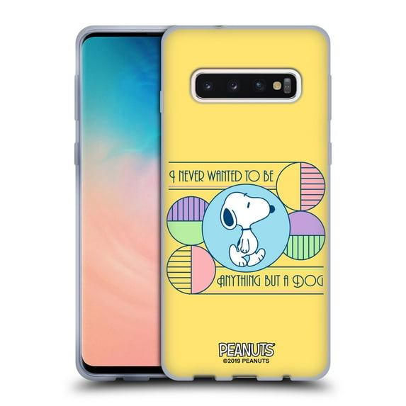 Head Case Designs Officially Licensed Peanuts Snoopy Deco Dreams Dog Soft Gel Case Compatible with Samsung Galaxy S10