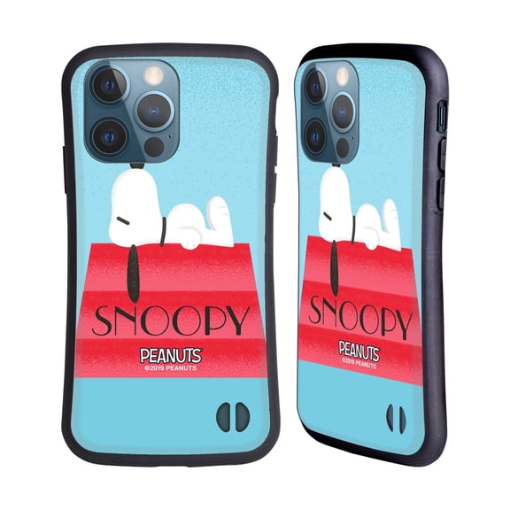 Head Case Designs Officially Licensed Peanuts Snoopy Deco Dreams House Hybrid Case Compatible with Apple iPhone 13 Pro