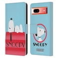 thumbnail image 1 of Head Case Designs Officially Licensed Peanuts Snoopy Deco Dreams House Leather Book Wallet Case Cover Compatible with Google Pixel 7a, 1 of 6