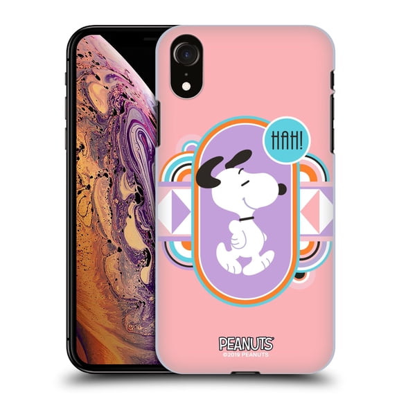 Head Case Designs Officially Licensed Peanuts Snoopy Deco Dreams Pastels Hard Back Case Compatible with Apple iPhone XR