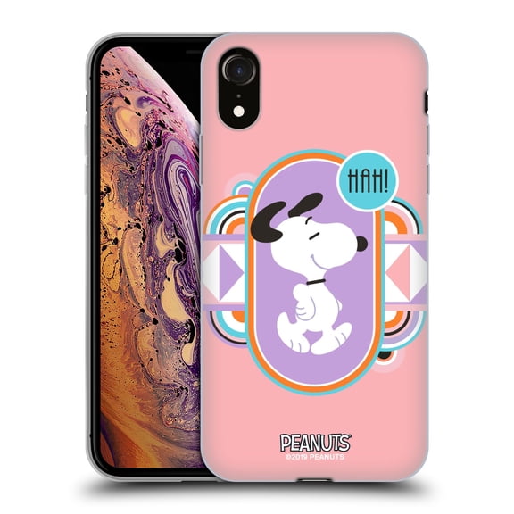 Head Case Designs Officially Licensed Peanuts Snoopy Deco Dreams Pastels Soft Gel Case Compatible with Apple iPhone XR