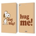 thumbnail image 1 of Head Case Designs Officially Licensed Peanuts Snoopy Hug Got A Hug Leather Book Wallet Case Cover Compatible with Apple iPad 9.7 2017 / iPad 9.7 2018, 1 of 6