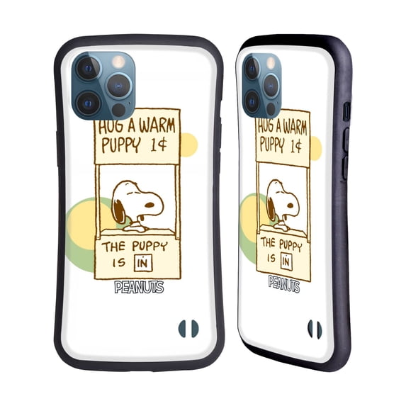 Head Case Designs Officially Licensed Peanuts Snoopy Hug Warm Hybrid Case Compatible with Apple iPhone 12 Pro Max