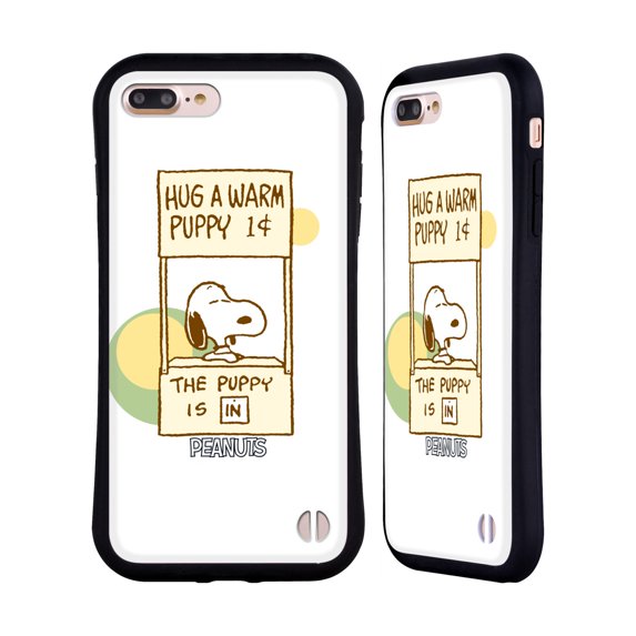 Head Case Designs Officially Licensed Peanuts Snoopy Hug Warm Hybrid Case Compatible with Apple iPhone 7 Plus / iPhone 8 Plus