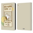 thumbnail image 1 of Head Case Designs Officially Licensed Peanuts Snoopy Hug Warm Leather Book Wallet Case Cover Compatible with Apple iPad Air 2 (2014), 1 of 6