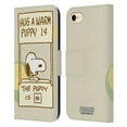 thumbnail image 1 of Head Case Designs Officially Licensed Peanuts Snoopy Hug Warm Leather Book Wallet Case Cover Compatible with Apple iPhone 7 / 8 / SE 2020 & 2022, 1 of 6