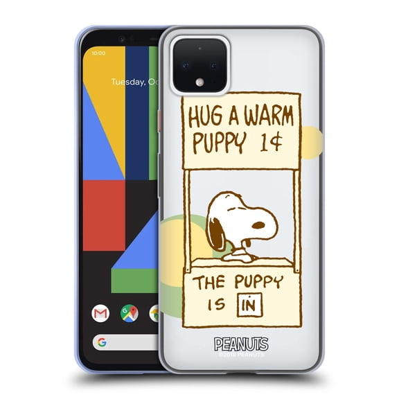 Head Case Designs Officially Licensed Peanuts Snoopy Hug Warm Soft Gel Case Compatible with Google Pixel 4