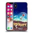 thumbnail image 1 of Head Case Designs Officially Licensed Peanuts Snoopy Space Cowboy Nebula Fly Balloon Soft Gel Case Compatible with Apple iPhone X / iPhone XS, 1 of 7