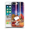 thumbnail image 1 of Head Case Designs Officially Licensed Peanuts Snoopy Space Cowboy Nebula Horse Riding Soft Gel Case Compatible with Apple iPhone 7 Plus / iPhone 8 Plus, 1 of 7