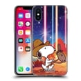 thumbnail image 1 of Head Case Designs Officially Licensed Peanuts Snoopy Space Cowboy Nebula Horse Riding Soft Gel Case Compatible with Apple iPhone X / iPhone XS, 1 of 7