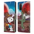 thumbnail image 1 of Head Case Designs Officially Licensed Peanuts Snoopy Space Cowboy Nebula Ranger Leather Book Wallet Case Cover Compatible with Samsung Samsung Galaxy S20 / S20 5G, 1 of 6
