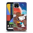 thumbnail image 1 of Head Case Designs Officially Licensed Peanuts Snoopy Space Cowboy Nebula Ranger Soft Gel Case Compatible with Google Pixel 4, 1 of 7