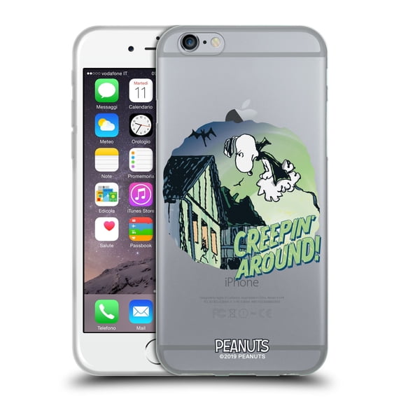 Head Case Designs Officially Licensed Peanuts Spooktacular Snoopy Vampire Soft Gel Case Compatible with Apple iPhone 6 / iPhone 6s