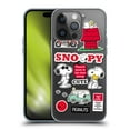 thumbnail image 1 of Head Case Designs Officially Licensed Peanuts Trends Snoopy Sticker Print Soft Gel Case Compatible with Apple iPhone 14 Pro, 1 of 7