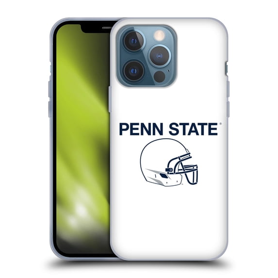 Head Case Designs Officially Licensed Pennsylvania State University PSU The Pennsylvania State University Helmet Logotype Gel Case Compatible with Apple iPhone 13 Pro