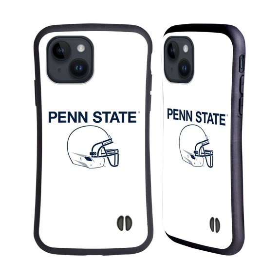 Head Case Designs Officially Licensed Pennsylvania State University PSU The Pennsylvania State University Helmet Logotype Hybrid Case Compatible with Apple iPhone 15