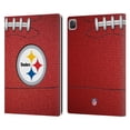 thumbnail image 1 of Head Case Designs NFL Pittsburgh Steelers Graphics Football Leather Book Wallet Case Cover For Apple iPad Pro 13 M4 2024, 1 of 6