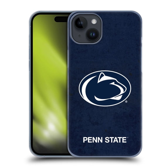 Head Case Designs Officially Licensed Pennsylvania State University PSU The Pennsylvania State University Distressed Look Back Case Compatible with Apple iPhone 15 Plus