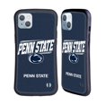 thumbnail image 1 of Head Case Designs Officially Licensed Pennsylvania State University PSU The Pennsylvania State University Double Bar Hybrid Case Compatible with Apple iPhone 14 Plus, 1 of 7