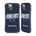thumbnail image 1 of Head Case Designs Officially Licensed Pennsylvania State University PSU The Pennsylvania State University Double Bar Hybrid Case Compatible with Apple iPhone 14 Pro Max, 1 of 7