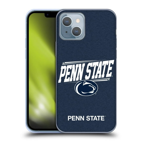 Head Case Designs Officially Licensed Pennsylvania State University PSU The Pennsylvania State University Double Bar Soft Gel Case Compatible with Apple iPhone 14
