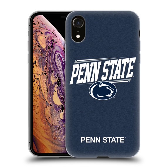 Head Case Designs Officially Licensed Pennsylvania State University PSU The Pennsylvania State University Double Bar Soft Gel Case Compatible with Apple iPhone XR