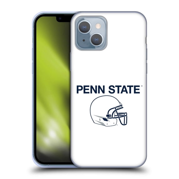Head Case Designs Officially Licensed Pennsylvania State University PSU The Pennsylvania State University Helmet Logotype Soft Gel Case Compatible with Apple iPhone 14