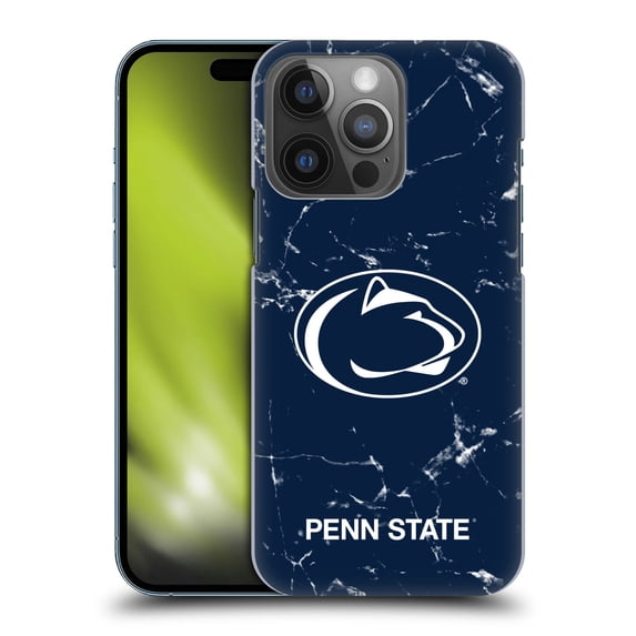 Head Case Designs Officially Licensed Pennsylvania State University PSU The Pennsylvania State University Marble Hard Back Case Compatible with Apple iPhone 14 Pro