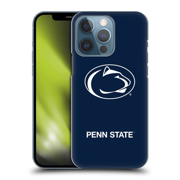Head Case Designs Officially Licensed Pennsylvania State University PSU The Pennsylvania State University Plain Hard Back Case Compatible with Apple iPhone 13 Pro