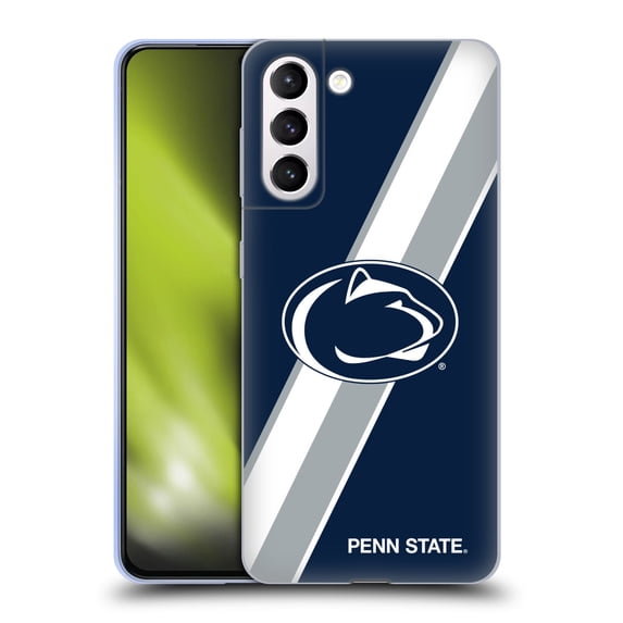 Head Case Designs Officially Licensed Pennsylvania State University PSU The Pennsylvania State University Stripes Soft Gel Case Compatible with Samsung Galaxy S21+ 5G