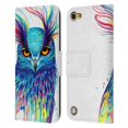 thumbnail image 1 of Head Case Designs Officially Licensed Pixie Cold Animals Into The Blue Leather Book Wallet Case Cover Compatible with Apple iPod Touch 5G 5th Gen, 1 of 6