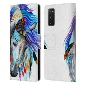 Head Case Designs Officially Licensed Pixie Cold Animals Spirit Leather Book Wallet Case Cover Compatible with Samsung Galaxy S20 / S20 5G