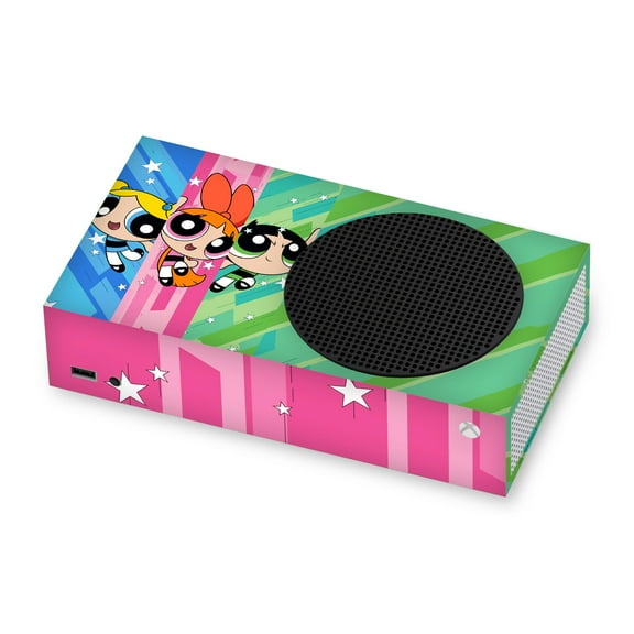 Head Case Designs Officially Licensed The Powerpuff Girls Graphics Group Oversized Vinyl Sticker Skin Decal Cover Compatible with Microsoft Xbox Series S Console