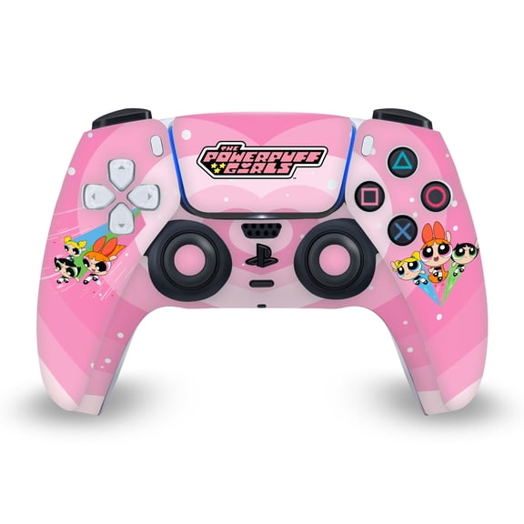 Head Case Designs Officially Licensed The Powerpuff Girls Graphics Group Vinyl Sticker Skin Decal Cover Compatible with Sony PS5 Sony DualSense Controller