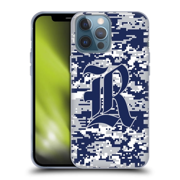 Head Case Designs Officially Licensed Rice University Rice University Digital Camouflage Soft Gel Case Compatible with Apple iPhone 13 Pro Max