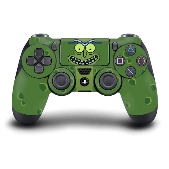 Head Case Designs Officially Licensed Rick And Morty Graphics Pickle Rick Vinyl Sticker Skin Decal Cover Compatible with Sony DualShock 4 Controller