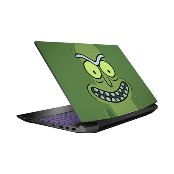 Head Case Designs Officially Licensed Rick And Morty Graphics Pickle Rick Vinyl Sticker Skin Decal Cover Compatible with HP Pavilion 15.6" 15-dk0047TX