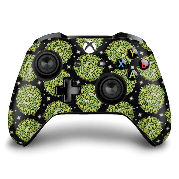 Head Case Designs Officially Licensed Rick And Morty Graphics Portal Boyz Vinyl Sticker Skin Decal Cover Compatible with Microsoft Xbox One S / X Controller