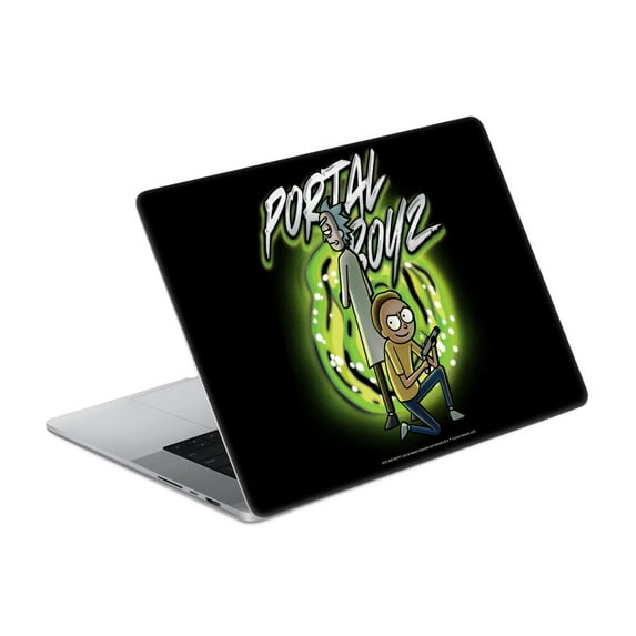 Head Case Designs Officially Licensed Rick And Morty Graphics Portal Boyz Vinyl Sticker Skin Decal Cover Compatible with Apple MacBook Pro 14" A2442