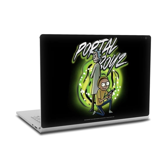 Head Case Designs Officially Licensed Rick And Morty Graphics Portal Boyz Vinyl Sticker Skin Decal Cover Compatible with Microsoft Surface Book 2