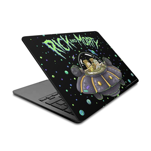 Head Case Designs Officially Licensed Rick And Morty Graphics The Space Cruiser Vinyl Sticker Skin Decal Cover Compatible with Apple MacBook Air 13.6" A2681 (2022)
