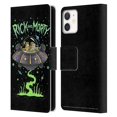 thumbnail image 1 of Head Case Designs Officially Licensed Rick And Morty Season 1 & 2 Graphics The Space Cruiser Leather Book Wallet Case Cover Compatible with Apple iPhone 12 Mini, 1 of 6