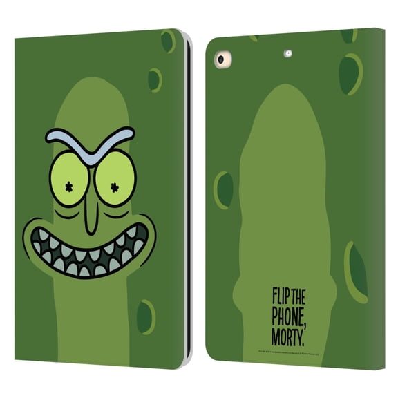 Head Case Designs Officially Licensed Rick And Morty Season 3 Graphics Pickle Rick Leather Book Wallet Case Cover Compatible with Apple iPad 9.7 2017 / iPad 9.7 2018