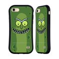 thumbnail image 1 of Head Case Designs Officially Licensed Rick And Morty Season 3 Graphics Pickle Rick Hybrid Case Compatible with Apple iPhone 7 / 8 / SE 2020 & 2022, 1 of 7