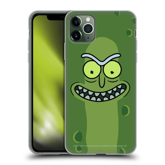 Head Case Designs Officially Licensed Rick And Morty Season 3 Graphics Pickle Rick Soft Gel Case Compatible with Apple iPhone 11 Pro Max