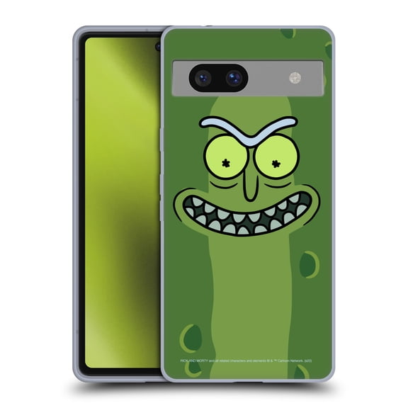Head Case Designs Officially Licensed Rick And Morty Season 3 Graphics Pickle Rick Soft Gel Case Compatible with Google Pixel 7a