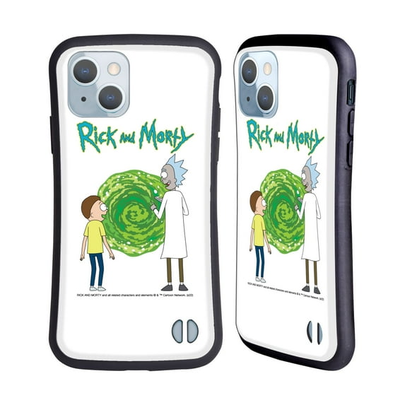 Head Case Designs Officially Licensed Rick And Morty Season 5 Graphics Character Art Hybrid Case Compatible with Apple iPhone 14
