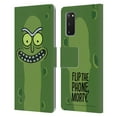 thumbnail image 1 of Head Case Designs Officially Licensed Rick And Morty Season 3 Graphics Pickle Rick Leather Book Wallet Case Cover Compatible with Samsung Galaxy S20 / S20 5G, 1 of 6