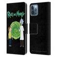 thumbnail image 1 of Head Case Designs Officially Licensed Rick And Morty Season 5 Graphics Character Art Leather Book Wallet Case Cover Compatible with Apple iPhone 12 / iPhone 12 Pro, 1 of 6